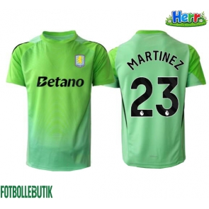 Aston Villa Emiliano Martinez #23 Målvakt Bortatröja 2025-26 Kortärmad